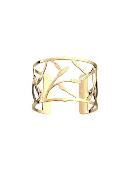Les Georgettes - Bracelet Manchette Épis de blé - 40 mm, taille M