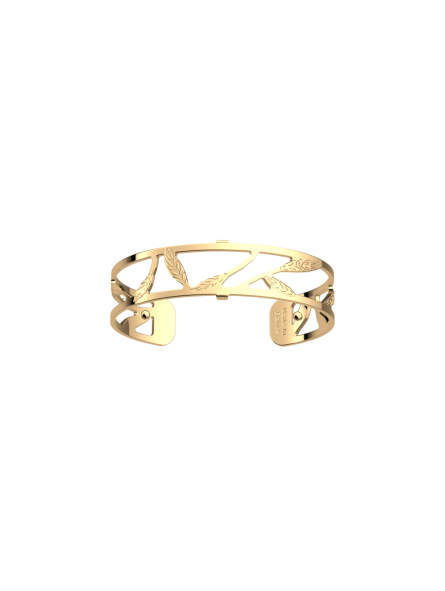 Les Georgettes - Bracelet Manchette Épis de blé - 14 mm, taille M
