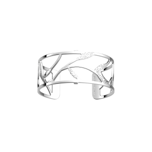 Les Georgettes - Bracelet Manchette Épis de blé - 25 mm, taille M