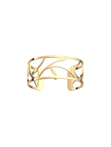 Les Georgettes - Bracelet Manchette Épis de blé - 25 mm, taille M