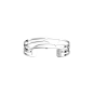 Les Georgettes - Bracelet Manchette Écorces - 14 mm, taille M