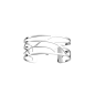Les Georgettes - Bracelet Manchette Écorces - 25 mm, taille M