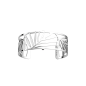 Les Georgettes - Bracelet Manchette Croisette - 25 mm, taille L