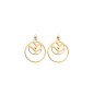 Les Georgettes - Boucles d'Oreilles Tresse - 16/25 mm, taille M