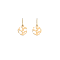 Les Georgettes - Boucles d'oreilles Tresse - 16 mm, taille M