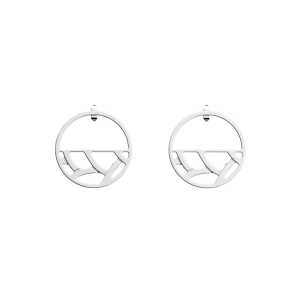 Les Georgettes - Boucles d'oreilles Tresse - 30 mm, taille M
