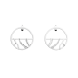 Les Georgettes - Boucles d'oreilles Tigre - 30 mm, taille M