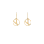Les Georgettes - Boucles d'oreilles Tigre - 16 mm, taille M