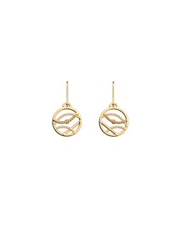 Les Georgettes - Boucles d'oreilles Ondes - 16 mm, taille M