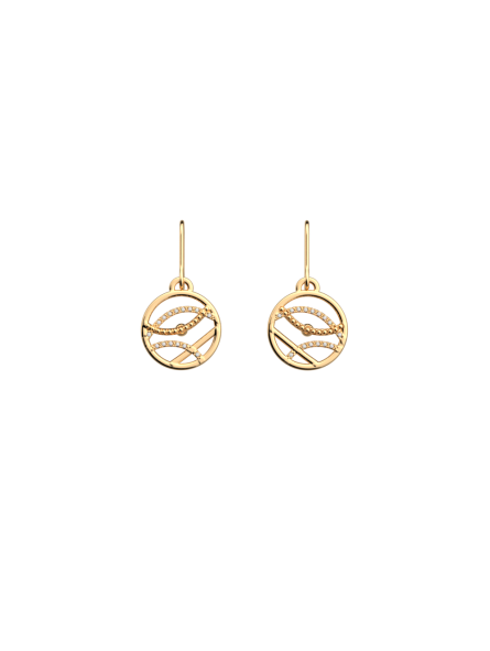 Les Georgettes - Boucles d'oreilles Ondes - 16 mm, taille M