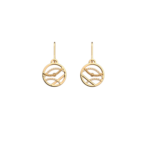 Les Georgettes - Boucles d'oreilles Ondes - 16 mm, taille M