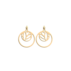 Les Georgettes - Boucles d'Oreilles Lotus - 16/25 mm, taille M