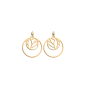Les Georgettes - Boucles d'Oreilles Lotus - 16/25 mm, taille M