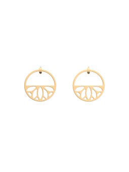 Les Georgettes - Boucles d'oreilles Lotus - 30 mm, taille M