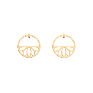 Les Georgettes - Boucles d'oreilles Lotus - 30 mm, taille M