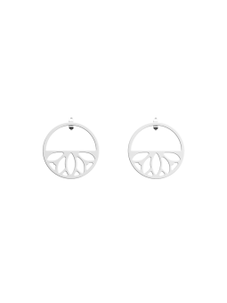 Les Georgettes - Boucles d'oreilles Lotus - 30 mm, taille M