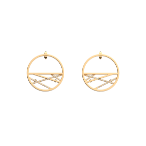 Les Georgettes - Boucles d'oreilles Liens - 30 mm, taille M