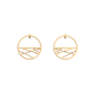 Les Georgettes - Boucles d'oreilles Liens - 30 mm, taille M
