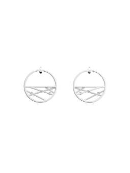 Les Georgettes - Boucles d'oreilles Liens - 30 mm, taille M