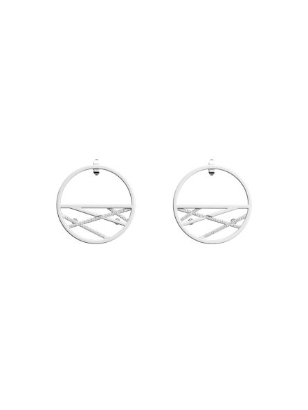 Les Georgettes - Boucles d'oreilles Liens - 30 mm, taille M