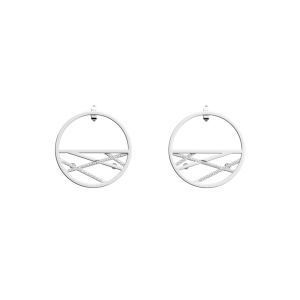 Les Georgettes - Boucles d'oreilles Liens - 30 mm, taille M