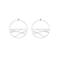 Boucles d'oreilles Les Georgettes Les Précieuses 70326361608000 - Boucles d'oreilles Acier Largeur 40 mm Argent Femme