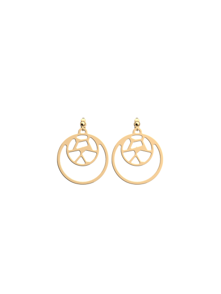 Les Georgettes - Boucles d'oreilles Girafe - 16/25 mm, taille M