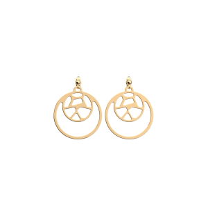 Les Georgettes - Boucles d'oreilles Girafe - 16/25 mm, taille M