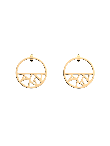 Les Georgettes - Boucles d'oreilles Girafe - 30 mm, taille M