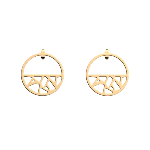 Les Georgettes - Boucles d'oreilles Girafe - 30 mm, taille M