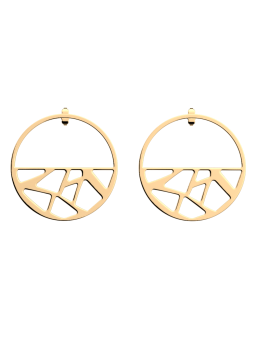 Les Georgettes - Boucles d'oreilles Girafe - 43 mm, taille M