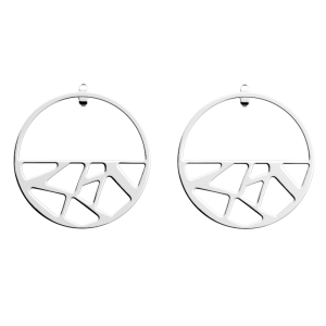 Les Georgettes - Boucles d'oreilles Girafe - 43 mm, taille M