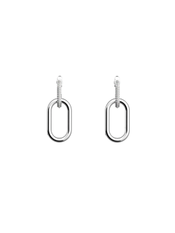 Les Georgettes - Boucles d'oreilles Chaîne - 25 mm, taille M