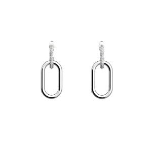 Les Georgettes - Boucles d'oreilles Chaîne - 25 mm, taille M