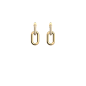 Les Georgettes - Boucles d'oreilles Chaîne - 16 mm, taille M