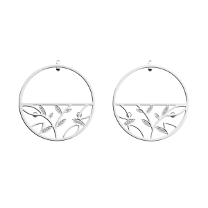 Les Georgettes - Boucles d'oreilles Arbre De Vie - 43 mm, taille M