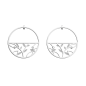 Les Georgettes - Boucles d'oreilles Arbre De Vie - 43 mm, taille M