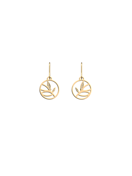 Les Georgettes - Boucles d'oreilles Arbre De Vie - 16 mm, taille M