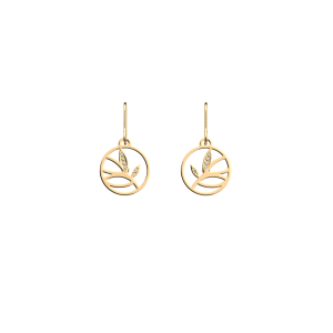 Les Georgettes - Boucles d'oreilles Arbre De Vie - 16 mm, taille M