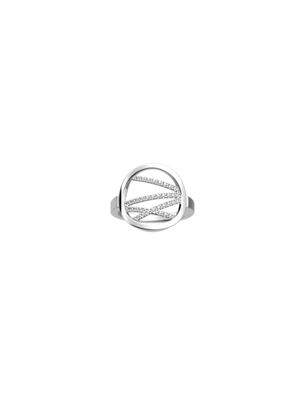 Les Georgettes - Bague ronde Liens - diamètre 16 mm, taille 56