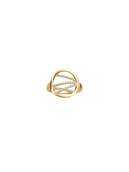 Les Georgettes - Bague ronde Liens - diamètre 16 mm, taille 56