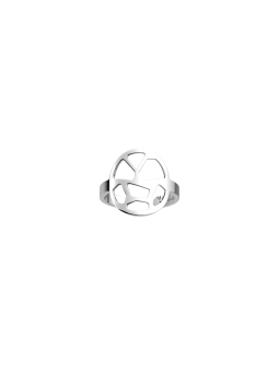 Les Georgettes - Bague ronde Girafe - diamètre 16 mm, taille M