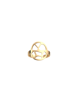 Les Georgettes - Bague ronde Girafe - diamètre 16 mm, taille M