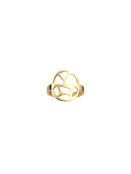 Les Georgettes - Bague ronde Girafe - diamètre 16 mm, taille M