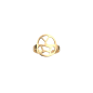 Les Georgettes - Bague ronde Girafe - diamètre 16 mm, taille M