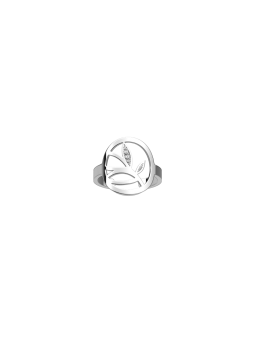 Les Georgettes - Bague ronde Arbre De Vie - diamètre 16 mm, taille 54