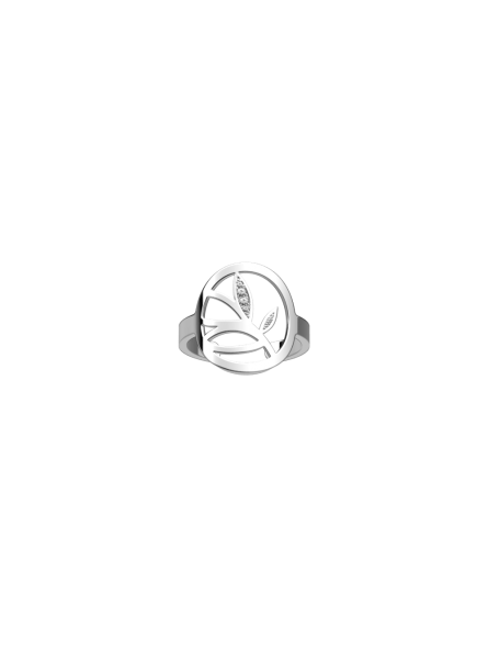 Les Georgettes - Bague ronde Arbre De Vie - diamètre 16 mm, taille 54