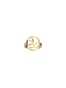 Les Georgettes - Bague ronde Arbre De Vie - diamètre 16 mm, taille 52