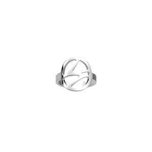 Les Georgettes - Bague Écorces Ronde - diamètre 16 mm, taille M