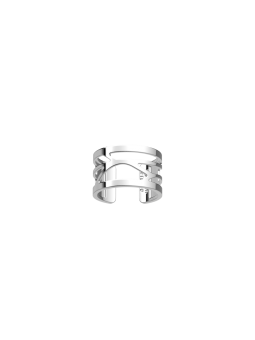 Les Georgettes - Bague Écorces - 12 mm, taille M - Argentée